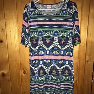 EUC 2X Lularoe Julia Dress